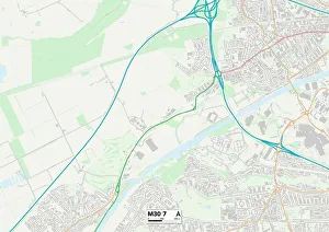 Shaftesbury Avenue Gallery: Salford M30 7 Map