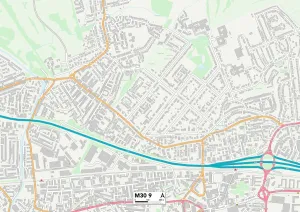 Welbeck Road Gallery: Salford M30 9 Map