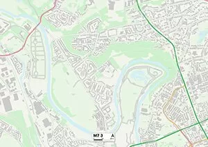 Green Way Gallery: Salford M7 3 Map