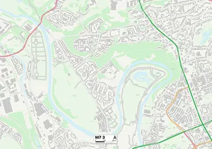 Green Way Gallery: Salford M7 3 Map