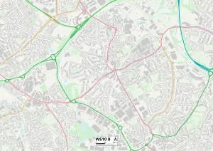 Gladstone Street Gallery: Sandwell WS10 8 Map