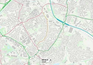 Ash Road Gallery: Sandwell WS10 9 Map