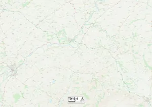 Hill View Gallery: Scottish Borders TD12 4 Map