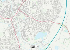 Somerset Road Gallery: Sedgemoor TA6 5 Map