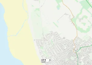 Ashbourne Avenue Gallery: Sefton L23 8 Map
