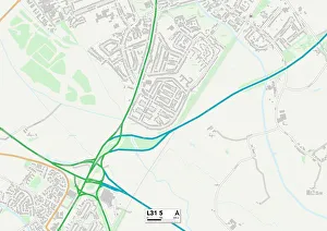 Elms Road Gallery: Sefton L31 5 Map