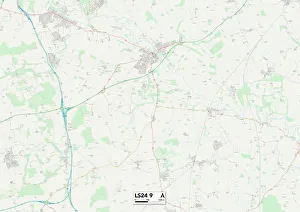 Wath Lane Gallery: Selby LS24 9 Map