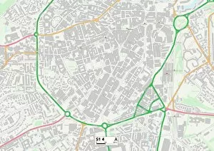 Newton Lane Gallery: Sheffield S1 4 Map