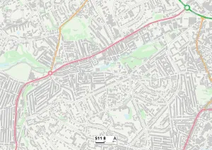 Sunderland Street Gallery: Sheffield S11 8 Map