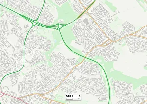 Richmond Road Gallery: Sheffield S13 8 Map
