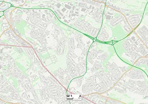 Manor Lane Gallery: Sheffield S2 1 Map