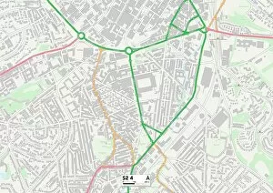 Queens Road Gallery: Sheffield S2 4 Map