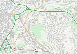 Stafford Road Gallery: Sheffield S2 5 Map