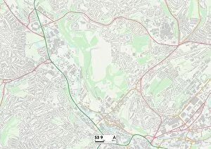 Somerset Road Gallery: Sheffield S3 9 Map