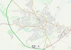 Poplar Gallery: Shropshire SY13 1 Map