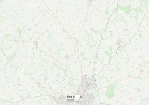Lower Road Gallery: Shropshire SY4 3 Map