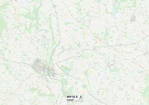 Queens Road Gallery: Shropshire WV15 5 Map