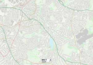 Meadow Grove Gallery: Solihull B92 7 Map