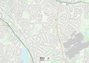 Rodney Close Gallery: Solihull B92 8 Map