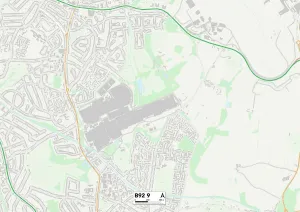 Valley Road Gallery: Solihull B92 9 Map