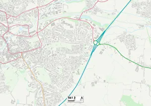 Valley Road Gallery: Somerset TA1 2 Map