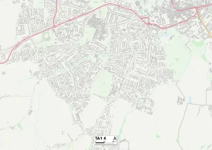 Parkfield Road Gallery: Somerset TA1 4 Map