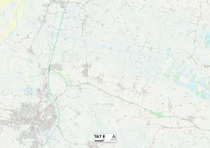 Hillside Crescent Gallery: Somerset TA7 8 Map