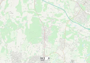 Hill View Gallery: South Buckinghamshire SL2 3 Map