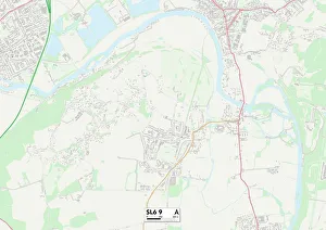 Lower Road Gallery: South Buckinghamshire SL6 9 Map