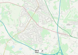 Manor Lane Gallery: South Buckinghamshire SL9 7 Map