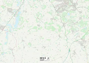 Elms Road Gallery: South Derbyshire DE12 8 Map