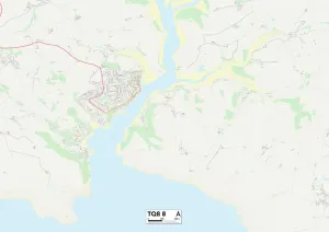 Cliff Road Gallery: South Hams TQ8 8 Map