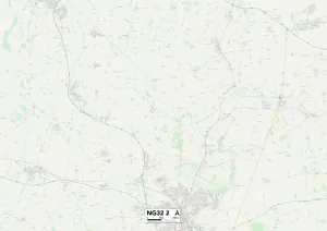 West Way Gallery: South Kesteven NG32 2 Map