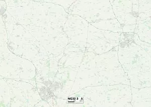 Red Lane Gallery: South Kesteven NG32 3 Map