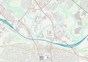 South Lanarkshire G73 1 Map
