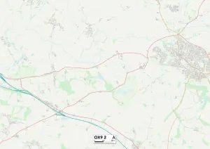 Brookside Close Gallery: South Oxfordshire OX9 2 Map