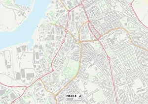 West Way Gallery: South Tyneside NE33 4 Map