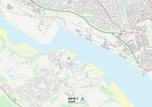 Cliff Road Gallery: Southampton SO15 1 Map