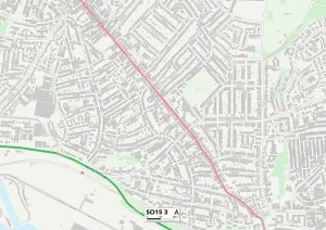 Richmond Road Gallery: Southampton SO15 3 Map
