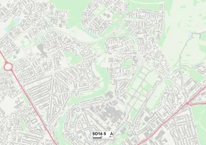 Rowan Close Gallery: Southampton SO16 5 Map