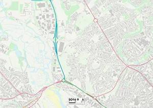 Derwent Road Gallery: Southampton SO16 9 Map