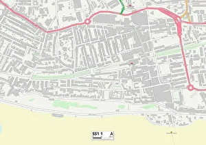 Clarence Road Gallery: Southend-on-Sea SS1 1 Map