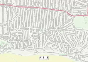 Woodfield Road Gallery: Southend-on-Sea SS9 1 Map