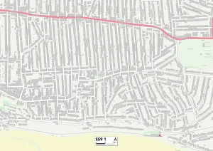 Woodfield Road Gallery: Southend-on-Sea SS9 1 Map