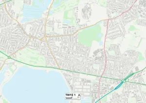 The Drive Gallery: Spelthorne TW15 1 Map