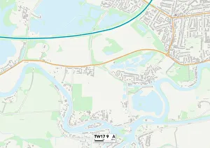 Abbey Road Gallery: Spelthorne TW17 9 Map