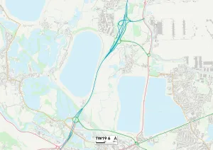Wallis Road Gallery: Spelthorne TW19 6 Map