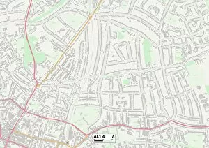 St Albans AL1 4 Map