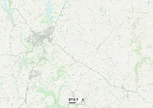 Primrose Close Gallery: Staffordshire ST13 7 Map