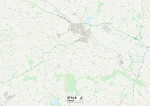 Wood Lane Gallery: Staffordshire ST14 8 Map